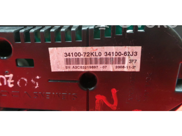 Přístrojová deska  Suzuki Swift 2008 34100, 3410062J3  
