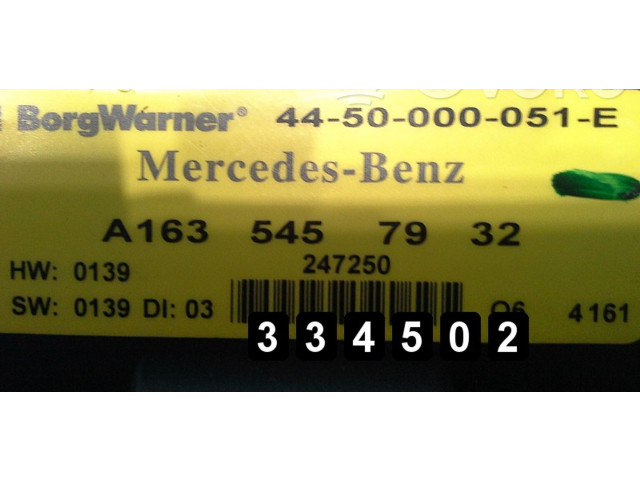 Řídící jednotka 1635457932   Mercedes-Benz ML W163 2002