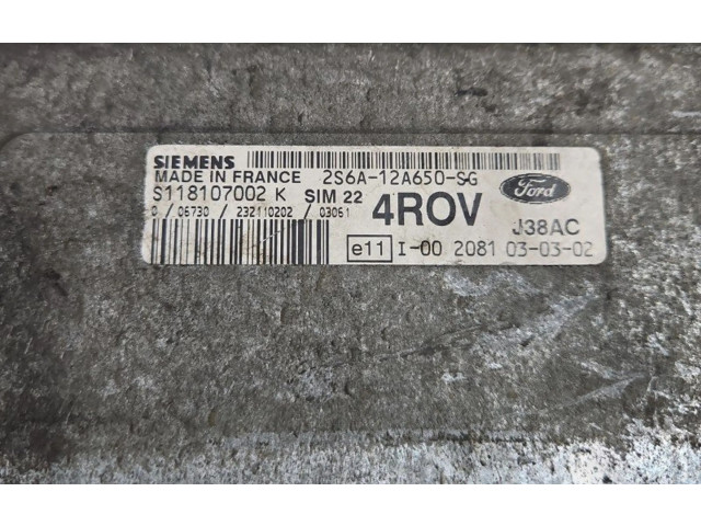 Řídící jednotka 2S6A-12A650-SG, IMPRK1372092   Mazda 2 2003