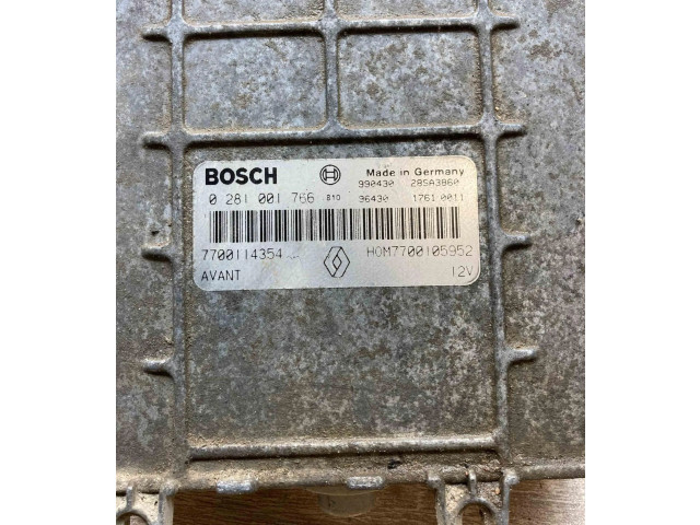 Řídící jednotka HOM7700105952, 0281001766   Renault Laguna I 1994