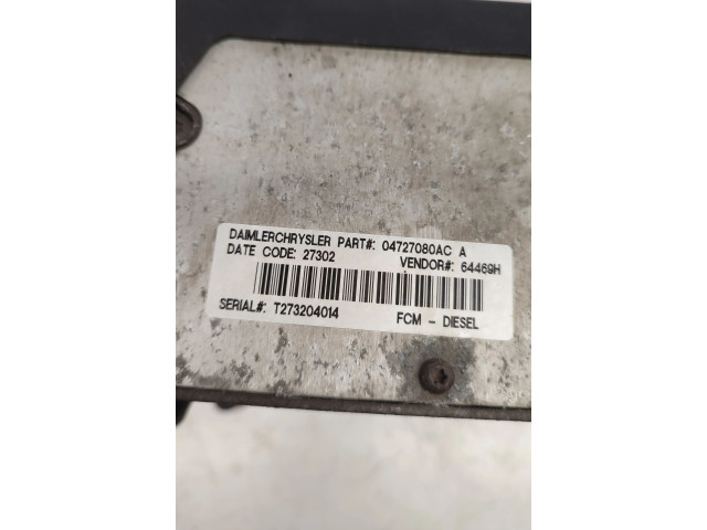  Pojistková skříňka 04727080AC, T273204014   Chrysler Voyager 2003