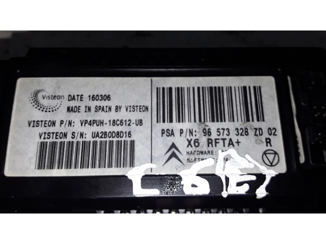 Блок управления климат-контролем 96573328ZD   Citroen C6