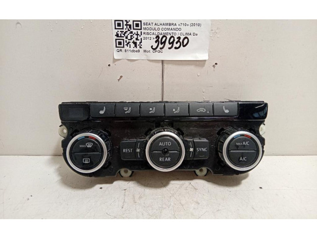 Блок управления климат-контролем 7N0907044R, 7N0907044R   Seat Alhambra (Mk1)