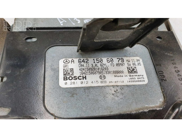 Řídící jednotka A6421506079, 0281012415   Mercedes-Benz ML W164 2008