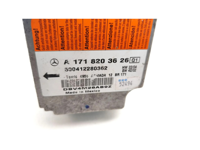 Блок подушек безопасности A1718203626, 500412280362   Mercedes-Benz SLK AMG R170
