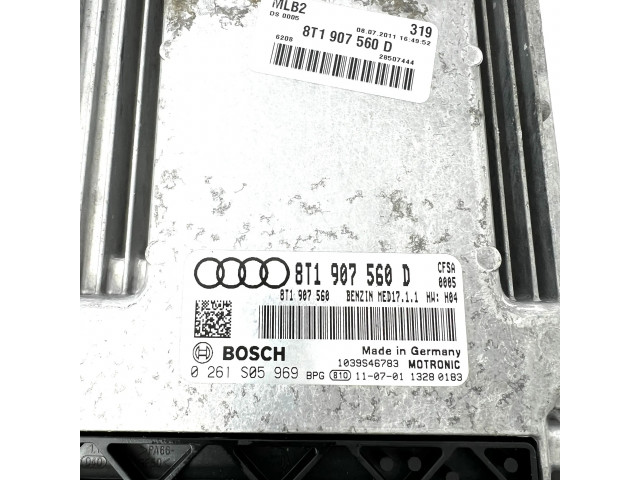 Блок управления двигателя 8T1907560D, 0261S05969   Audi RS5