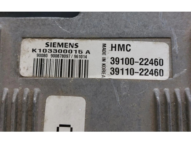 Řídící jednotka 39100-22460, 39110-22460   Hyundai Accent 