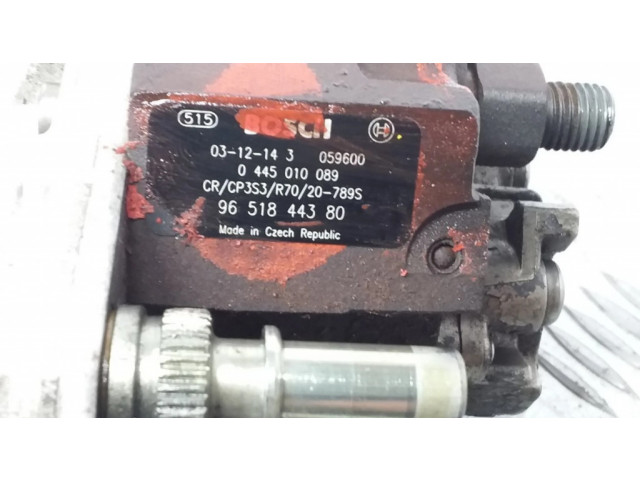 Vstřikovací čerpadlo 9651844380, 0445010089   Ford C-MAX I  pro naftový motor 1.6 g8da 
