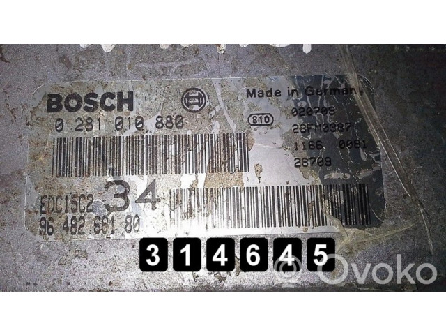 Řídící jednotka 9648268180   Peugeot 607 2003