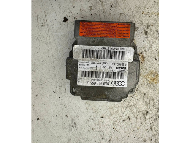 Блок управления надувных подушек 8E0959655G, 0285001668   Audi A4 S4 B6 8E 8H