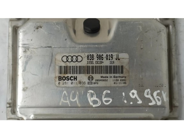 Блок управления двигателя 038906019JL, 28SA5652   Audi A4 S4 B6 8E 8H