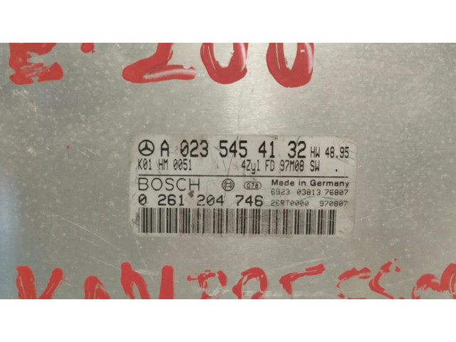 Řídící jednotka A0235454132, CENTRALITAMOTORUCE   Mercedes-Benz E W210 