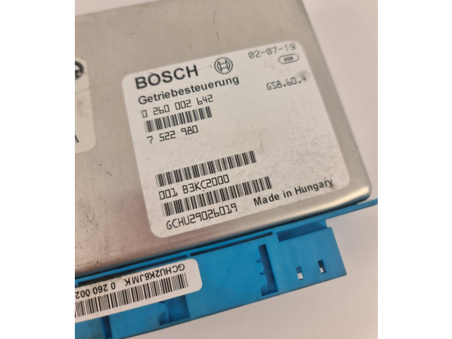 Блок управления коробкой передач 0260002642, 7522980   BMW 3 E46