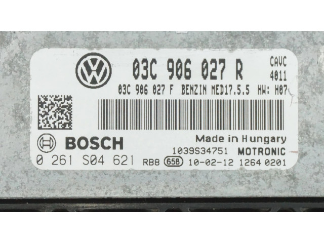 Блок управления двигателя 03C906027R, 03C906027F   Volkswagen Touran II