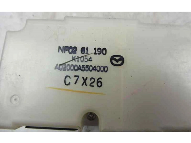 Блок управления климат-контролем NF0261190, A02000A5504000   Mazda MX-5 NC Miata