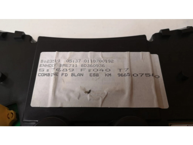 Přístrojová deska  Peugeot 308 2008 9665107580, 503001555109  