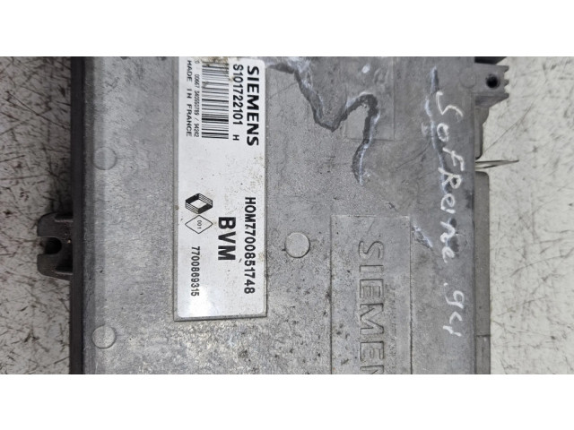 Блок управления двигателя S101722101H, HOM7700851748   Renault Safrane