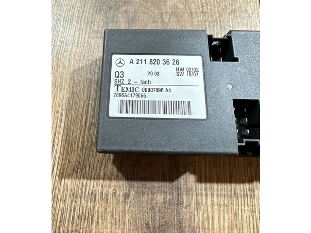 Центральный пульт управления A2118203626, 00007896A4   Mercedes-Benz E W211