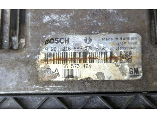 Řídící jednotka 0281016886, 55575494   Saab 9-3 Ver2 2010