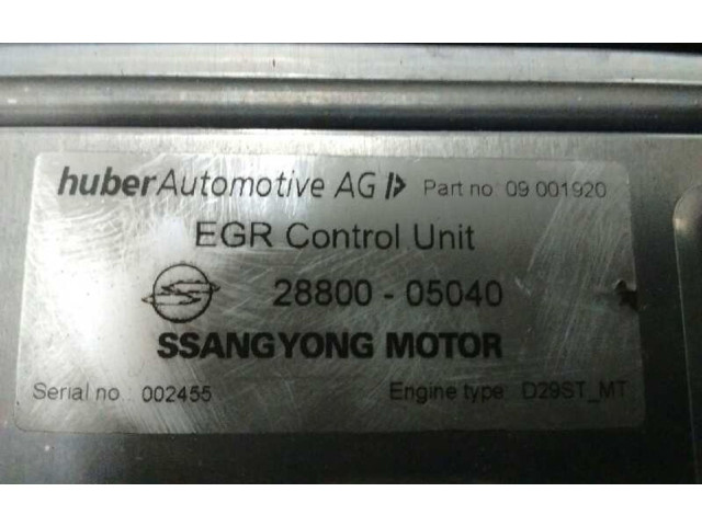 Řídící jednotka 2880005040   SsangYong Rexton 2005
