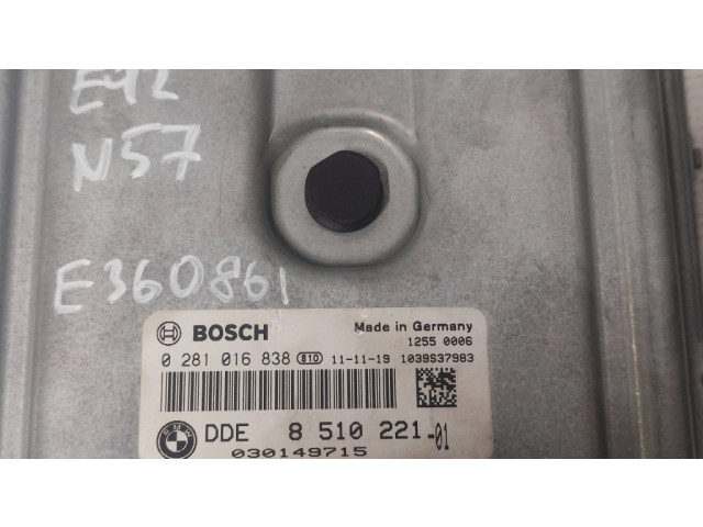 Řídící jednotka 8510221, 13618510221   BMW 3 E92 E93 2010