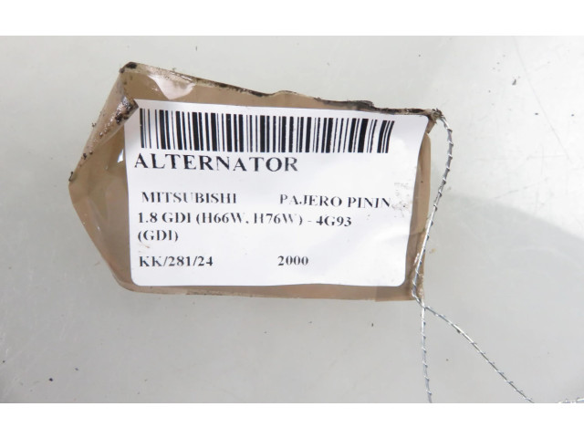 Генератор A3TB0291, MD360635   Mitsubishi Pajero Pinin      