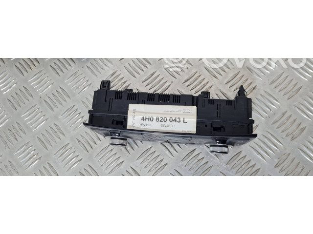 Блок управления климат-контролем 4H0820043L   Audi A8 S8 D4 4H