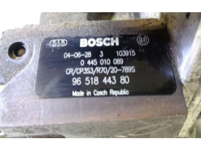 Vstřikovací čerpadlo 9651844380, 0445010089   Peugeot 307    9HY 