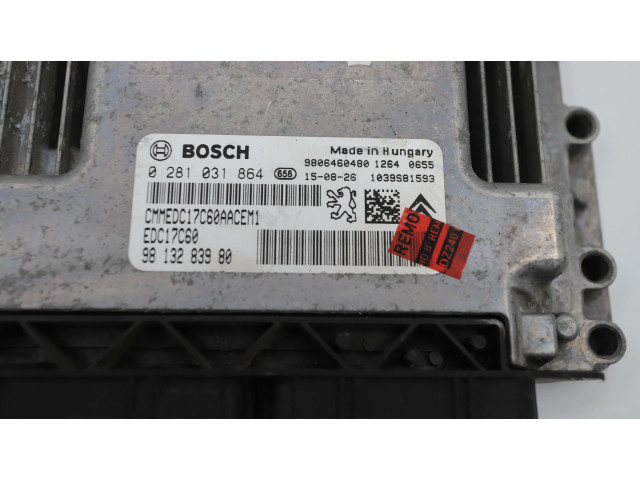 Řídící jednotka 9806460480, 9813283980   Peugeot 3008 II 2017