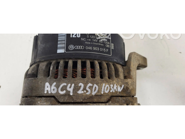 Генератор 046903015F, 0123510028   Audi A6 S6 C4 4A      
