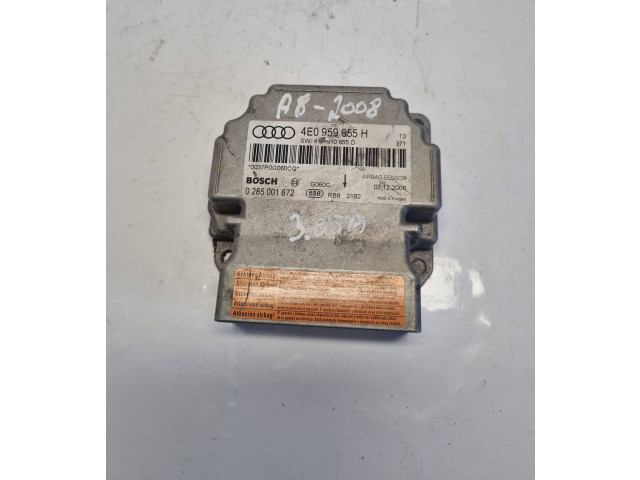 Блок подушек безопасности 4E0959655H, 0285001672   Audi A8 S8 D3 4E