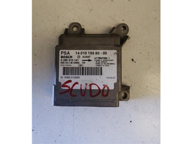 Блок подушек безопасности 1401019580, 0285010141   Fiat Scudo