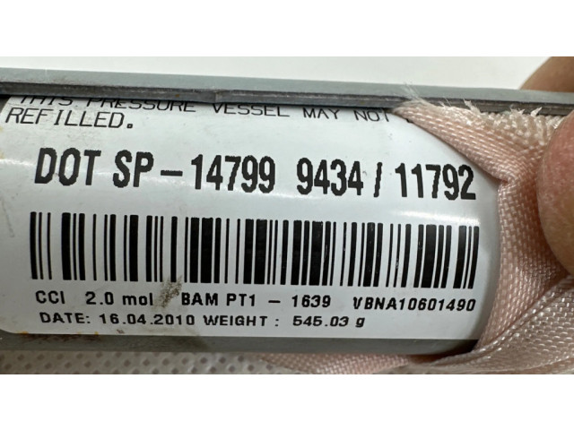 Боковая подушка безопасности 943411792, VBNA10601490   BMW 7 F01 F02 F03 F04