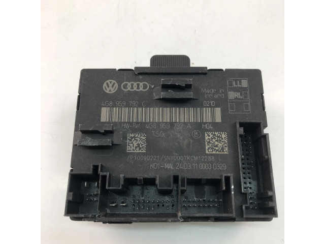 Блок управления 4G8959792C   Audi A6 C7