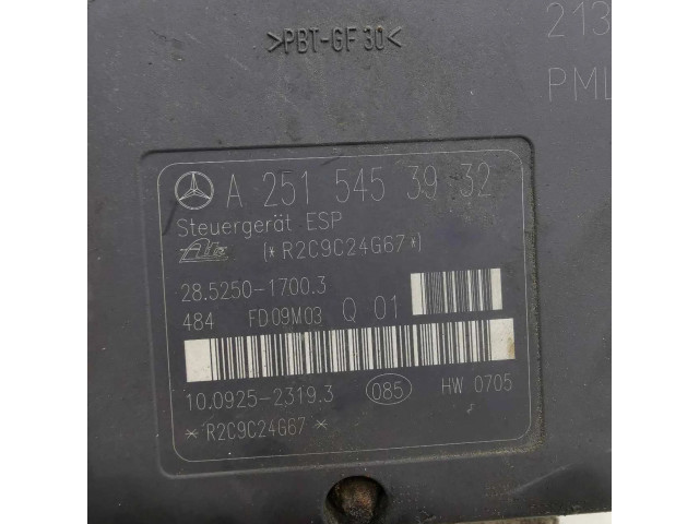 Блок АБС A2515453932, R2C9C24G67   Mercedes-Benz  ML W164  2005-2011 года