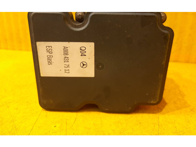 Jednotka ABS 0084317512, A0084317512   Mercedes-Benz A W176 2012