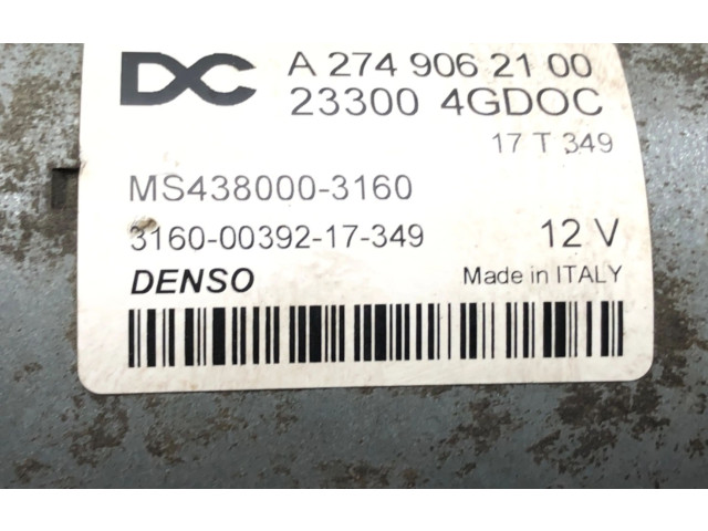 Стартер    A2749062100   Infiniti Q50