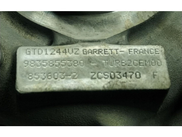  Турбина Peugeot Expert  9835855380   для двигателя YHR (DV5RUCd)      