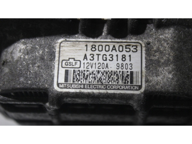 Генератор 1800A053, A3TG3181   Mitsubishi Lancer X      