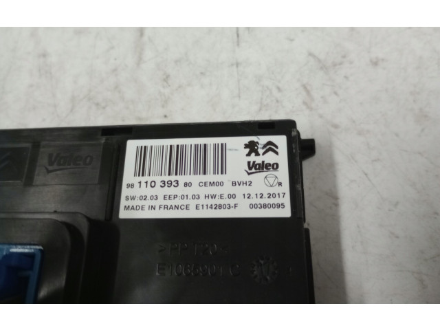 Блок управления климат-контролем 9811039380, 9811039380   Citroen C3 Aircross