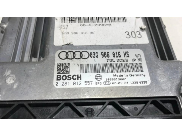 Блок управления двигателя 0281012557   Audi A6 S6 C6 4F