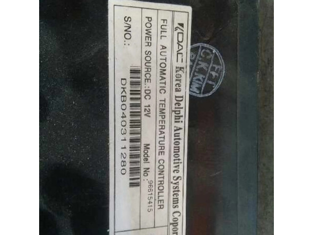 Блок управления климат-контролем 96615415   Daewoo Lacetti