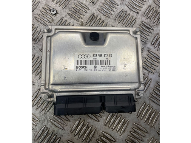 Блок управления двигателя 038906012AB, 0281010203   Audi A6 S6 C5 4B