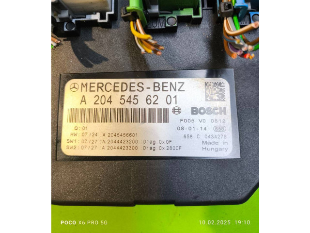   Pojistková skříňka A2045456201, A2045456601   Mercedes-Benz C W204 2007