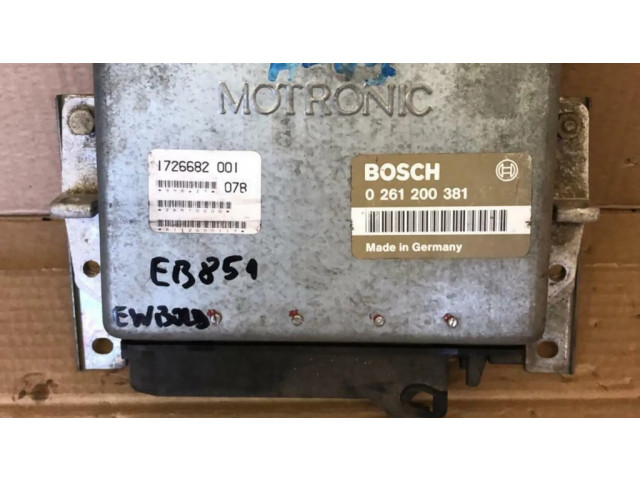 Řídící jednotka 0261200381   BMW 3 E30 1983