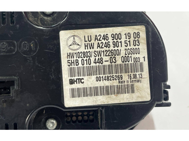 Блок управления климат-контролем A2469001908, 5HB01044803   Mercedes-Benz CLA C117 X117 W117