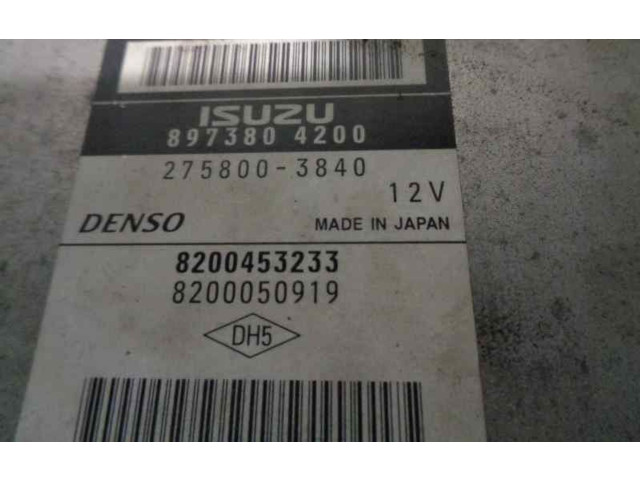 Řídící jednotka 8973804200, 8200453233   Renault Vel Satis 2003