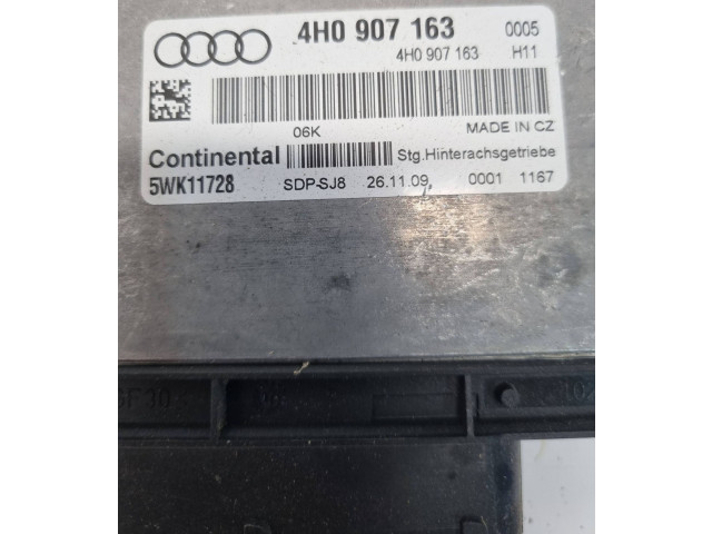 Блок управления редуктора коробки передач (раздатки) 4H0907163, 5WK11728   Audi A8 S8 D4 4H