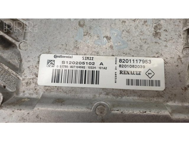 Блок управления двигателя 8201117953, 8201082039   Renault Thalia II