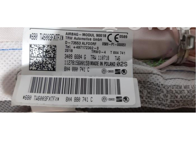 Боковая подушка безопасности 8X4880741C   Audi A1